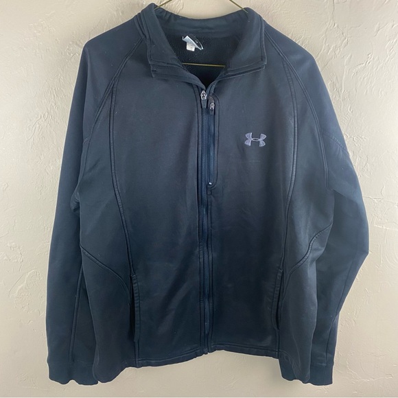 Under Armour Other - Under Armour Black Zip-up Jacket Men’s Large